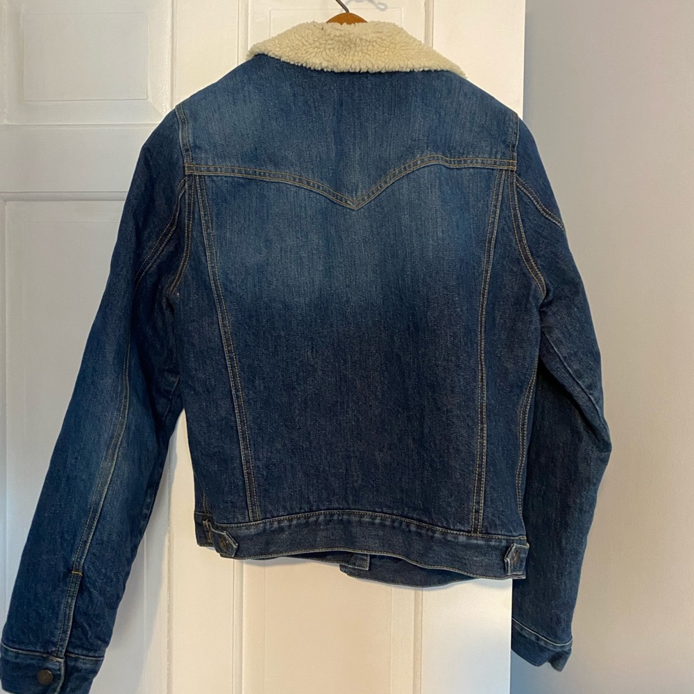 Vintage Abercrombie Denim Jacket with lining - Picture 5 of 6
